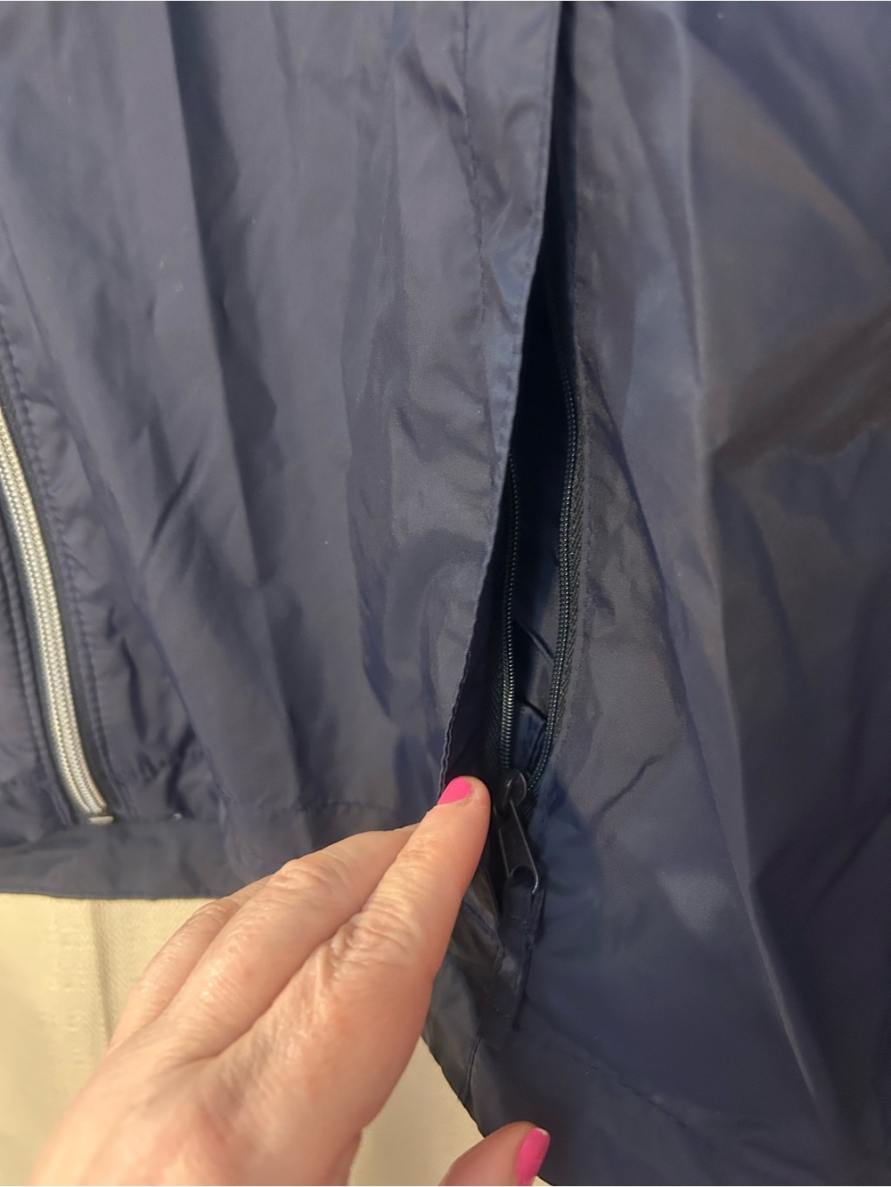 Columbia Womens Switchback I|I Waterproof Rain Jacket Navy Blue Size L - Picture 4 of 9